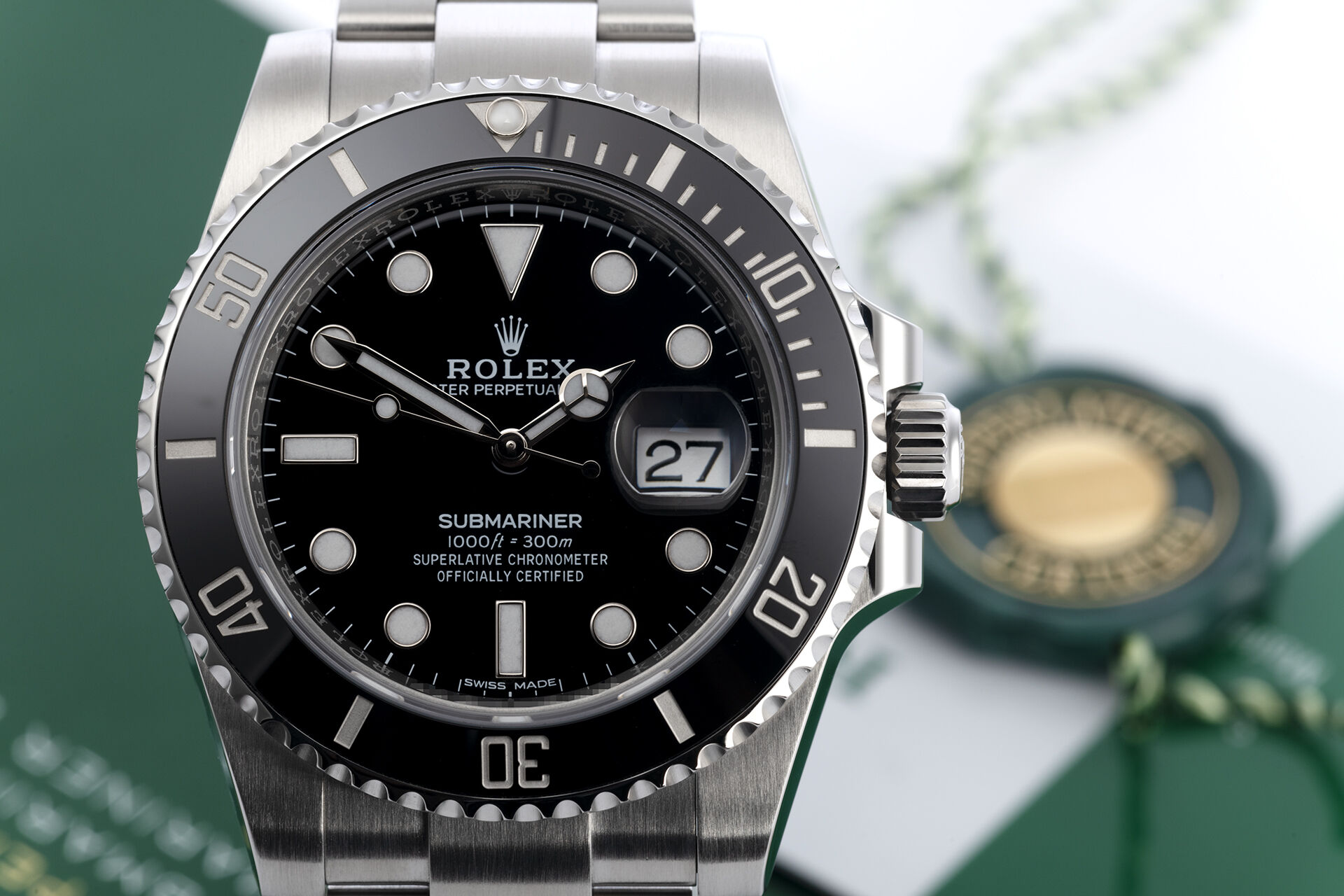 Rolex Submariner Date Watches ref 116610LN Rolex Warranty | The Watch Club