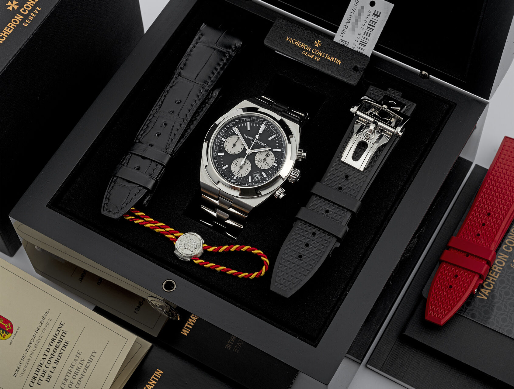 ref 5500V/110A-B481  | 5500V - Box & Certificate | Vacheron Constantin Overseas Chronograph