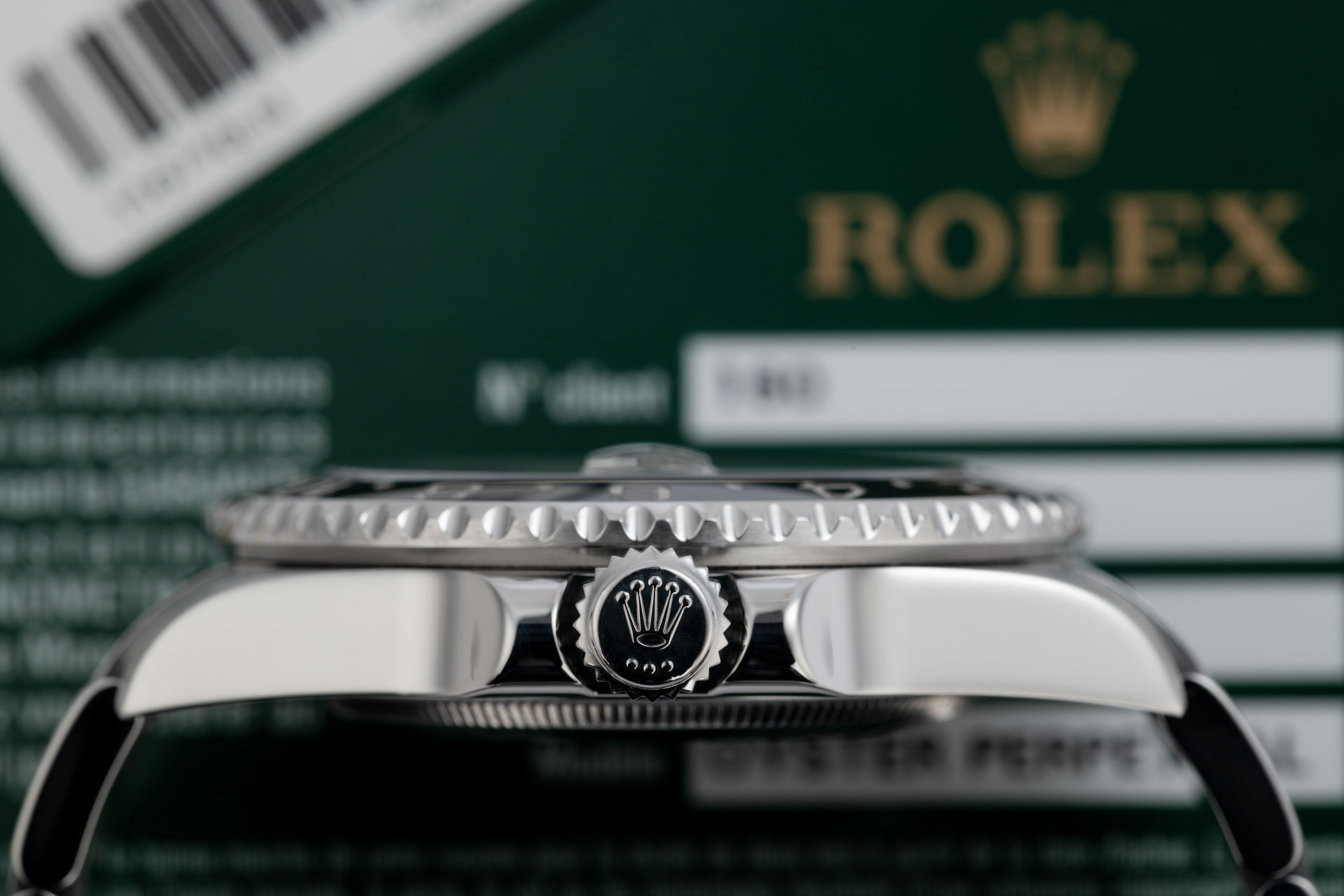 Rolex hot sale green hand