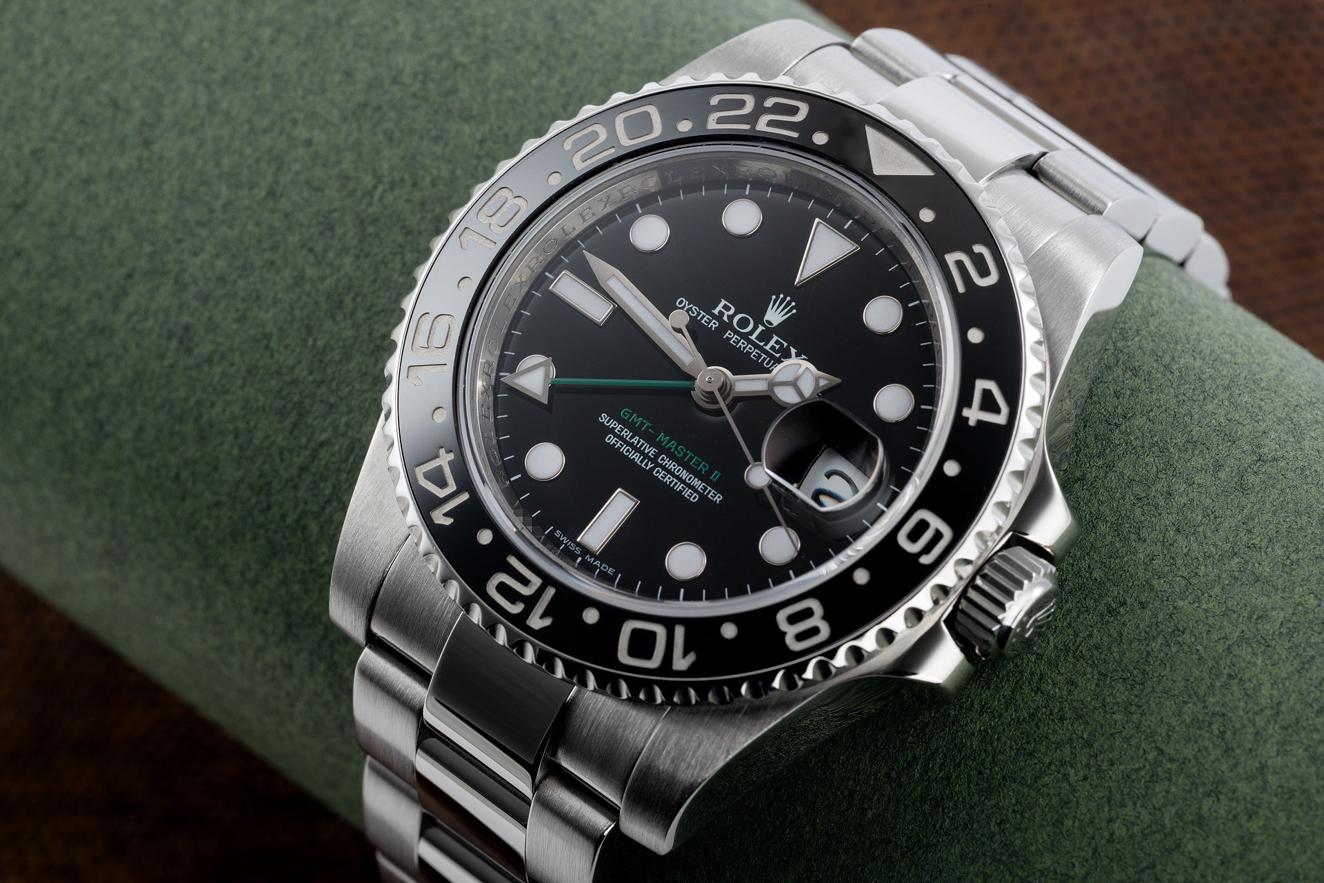 Gmt shop rolex green