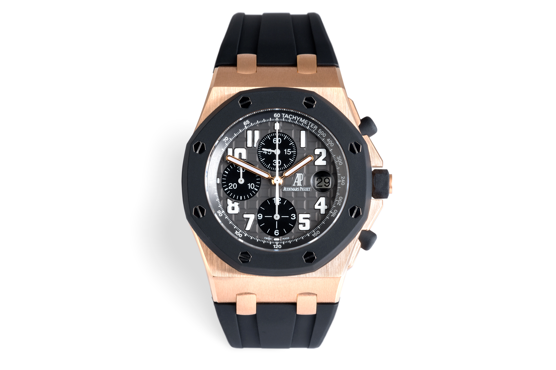 Audemars Piguet Royal Oak Offshore Watches Ref ok Oo D002ca 01 A Rose Gold Rubber Clad The Watch Club