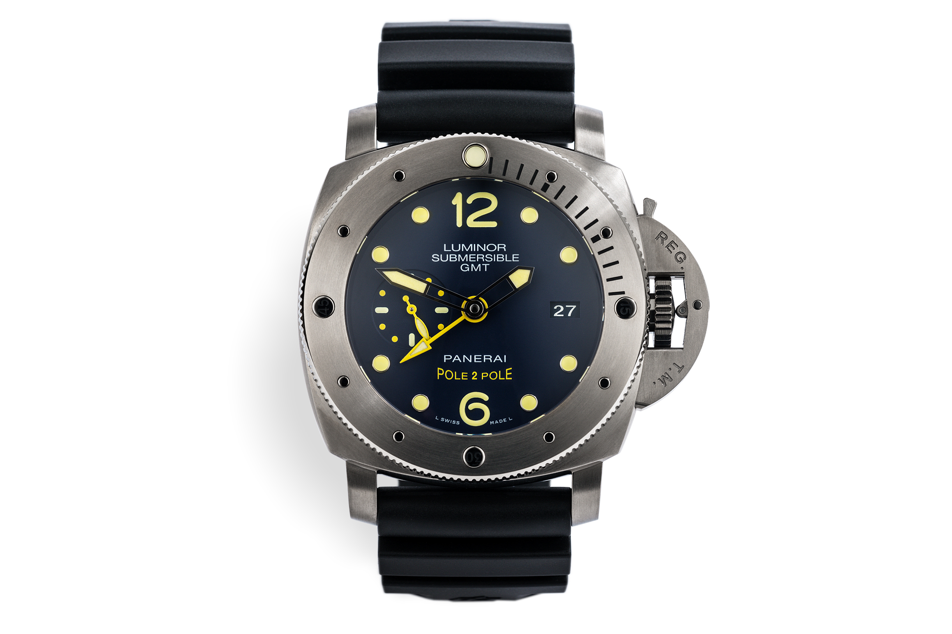 panerai submersible gmt pole2pole