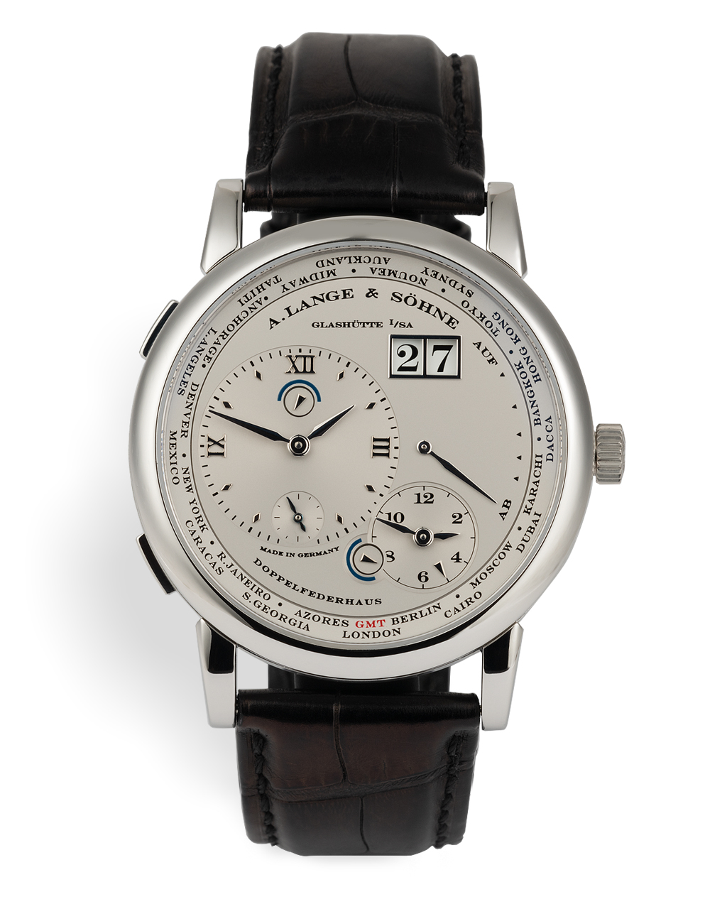 A. Lange & Söhne Lange 1 Time Zone Watches | ref 116.025 | World Time ...