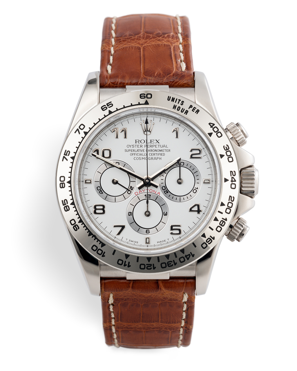 Rolex Cosmograph Daytona Watches | ref 16519 | 18ct White Gold 'Zenith ...