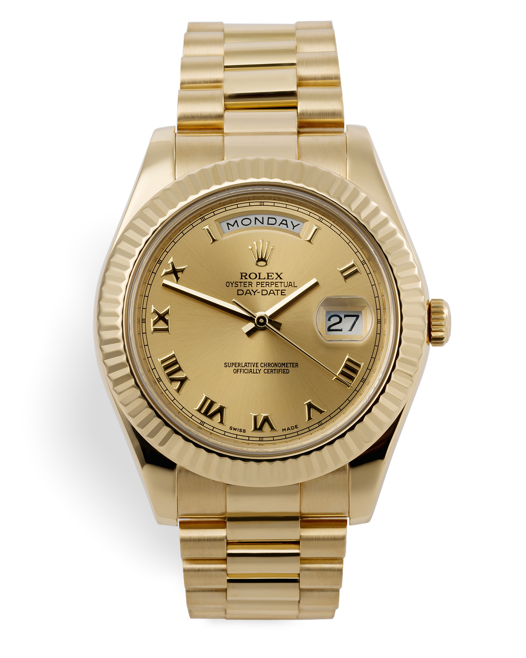 Rolex Day-Date II Watches | ref 218238 | 41mm Yellow Gold | The Watch Club
