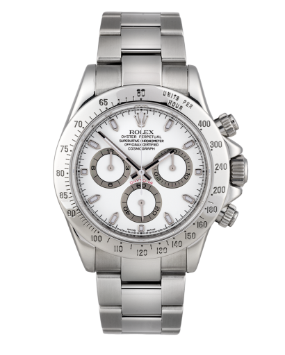 ref 116520 | 116520 - White Dial | Rolex Cosmograph Daytona