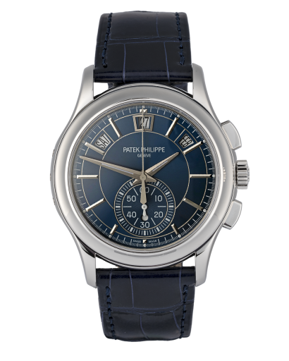 ref 5905P-001 | 5905P-001 - Blue Dial | Patek Philippe Flyback Chronograph Annual Calendar