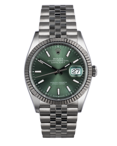 ref 126234 | 126234 - Mint Green | Rolex Datejust 36