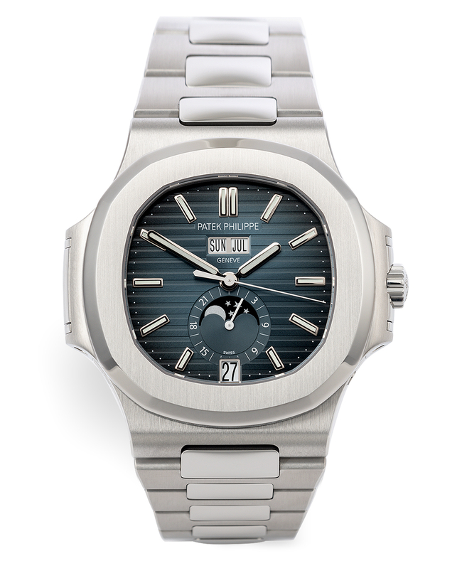 patek nautilus blue dial