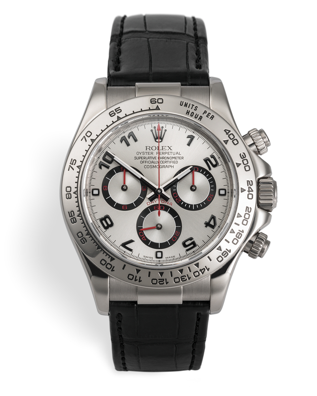 Rolex Cosmograph Daytona Watches | ref 116519 | White Gold 'Racing Dial ...