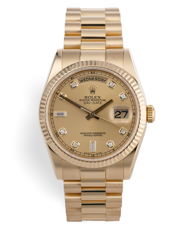 Rolex Day-Date Watches | ref 118238 | Diamond Dial 'Full Set' | The ...