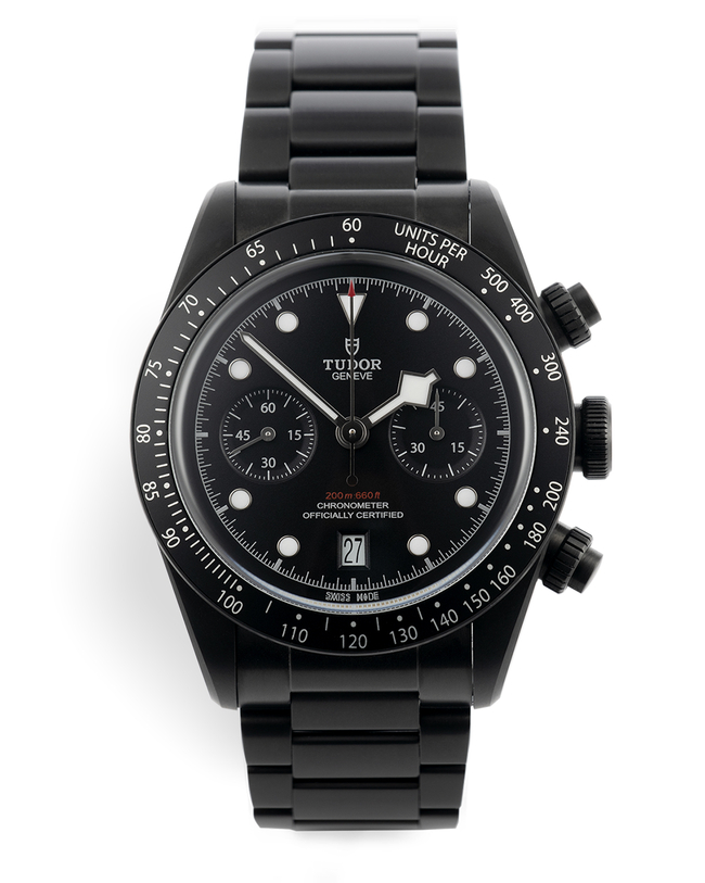 Tudor Black Bay Chronograph Watches ref 79360DK 'All Blacks' Limited Edition The Watch Club